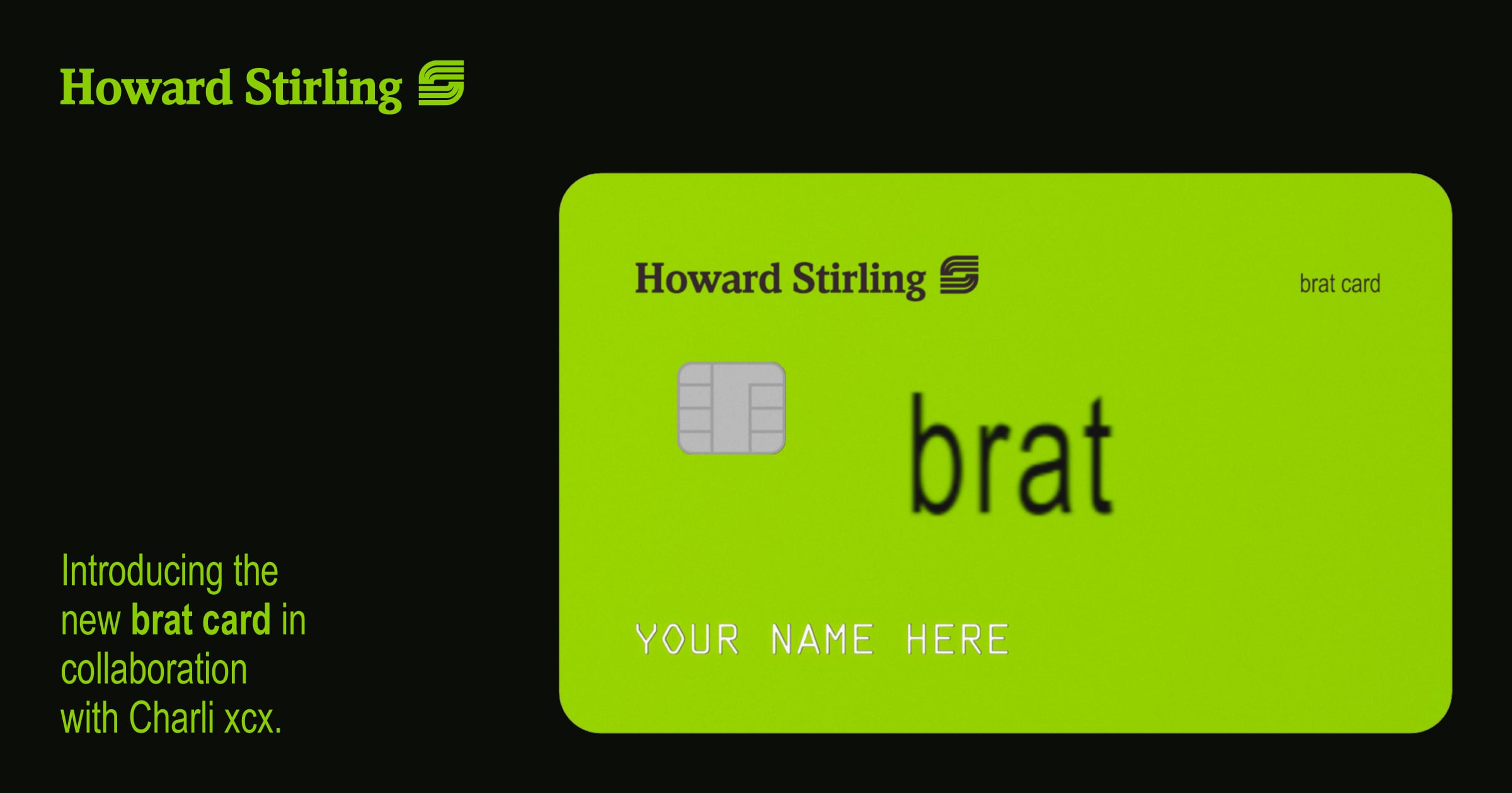 The Moment: Brat Card